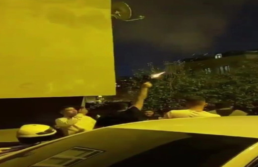 Ataşehir’de, cezaevinden tahliyesini havaya ateş açarak kutladı