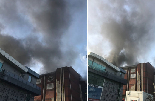 İstanbul'da bir sanayi sitesinde yangın çıktı