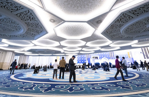 İşte Orta Asya'nın en büyüğü: Büyük Nur Sultan Camisi