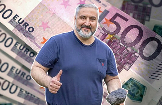 Almanya'da Türk'ün bahçesine düşmüştü! O meteor için astronomik fiyat belirlendi