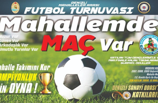 Emniyet Müdürlüğünden 'Mahallemde Maç Var' projesi