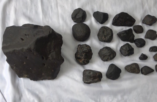 Muş'ta mantar toplamaya giden adam 20 tane göktaşı buldu!