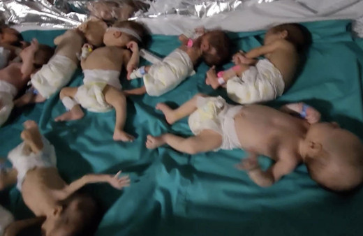 İsrail Şifa Hastanesi'ni vurdu, kuvözdeki bebekleri katletti! İşte can yakan görüntüler