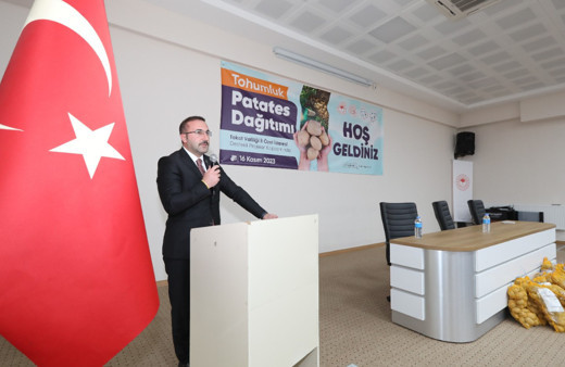 Tokat’ta çiftçilere tohumluk patates dağıtımı yapıldı