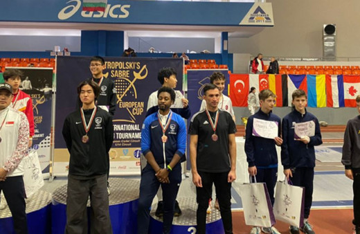 Milli eskrimci Emir Karagülle, Bulgaristan'da bronz madalya kazandı