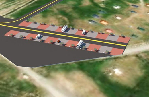 Erciyes'te karavancılar için özel alan kuruluyor