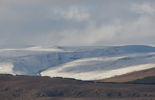 Ardahan’da kış başladı, dağlar beyaza büründü