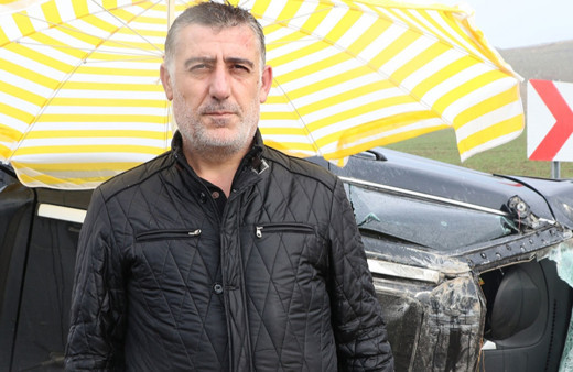 Emniyet kemeri hayat kurtardı! Takla atan araçtan sağlam çıktı!