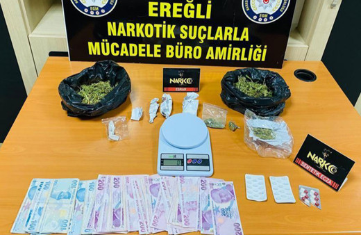 Konya'daki uyuşturucu operasyonunda 2 şüpheli tutuklandı!