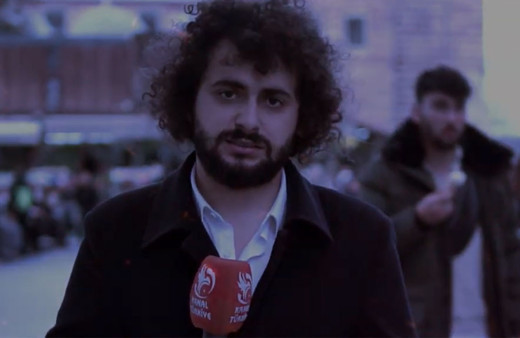 Mert Armağan 'Filistinlilerin ülkemize getirilmesini ister misiniz?" diye sordu. Aldığı cevaplar üzerine çıldırdı