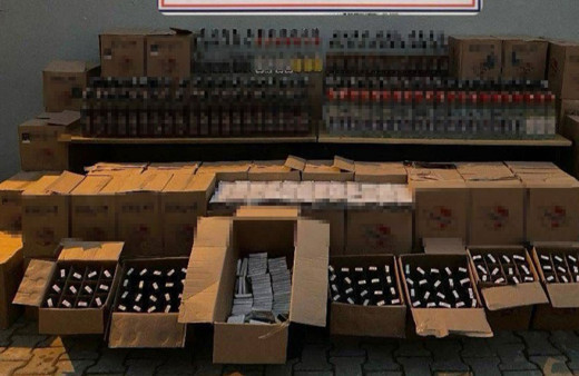 Tekirdağ'da 618 litre bandrolsüz içki ele geçirildi!