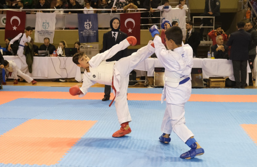 Kocaeli'de düzenlenen İllerarası Karate Ligi 1. Ayak müsabakaları düzenlendi