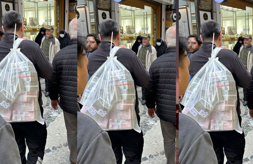 Tahtakale bu fotoğrafı konuşuyor! 55 bin dolar bir çuval Türk Lirası mı ediyor?