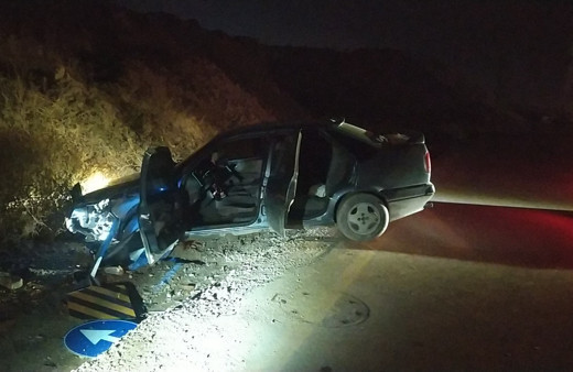 Çorumda bir sürücü polisten kaçarken kaza yaptı