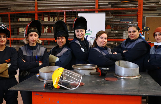 Eğitim verilen kadınlar kaynak ustası olarak işe alınacak!