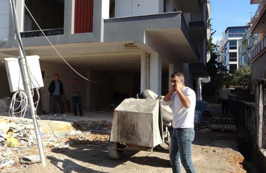 Antalya'da sıva ustası inşaatta ölü bulundu!