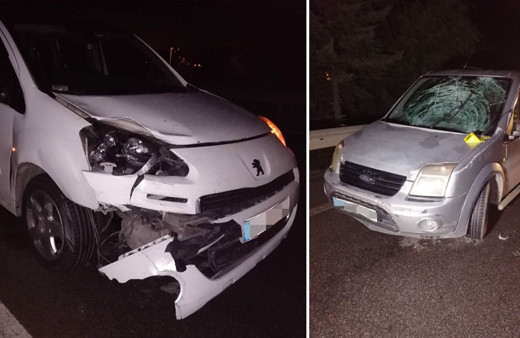 Yolda tartışan iki kişiye iki araba çarptı, ikisi de öldü!