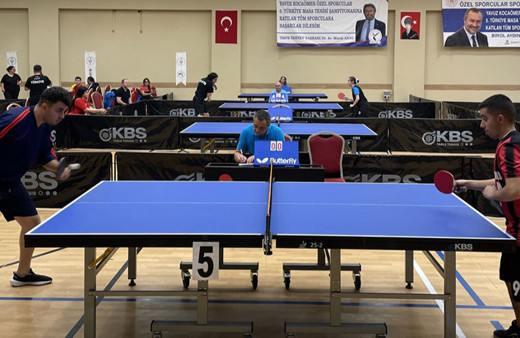Yavuz Kocaömer Özel Sporcular Türkiye Masa Tenisi Şampiyonası başladı