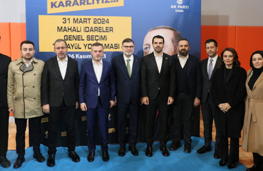 AK Parti İzmir İl Teşkilatında, yerel seçimler için temayül yoklaması