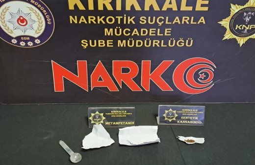 Kırıkkale'de uyuşturucu operasyonu, 2 kişi tutuklandı