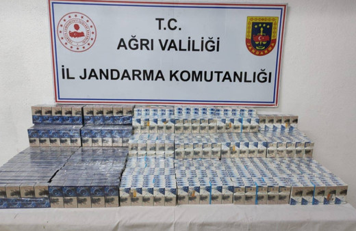 Ağrı’da gümrük kaçağı sigara yakalandı