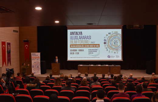 Antalya Uluslararası Bilim Forumu'nda iklim değişikliği masaya yatırıldı