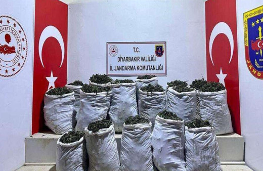 Diyarbakır’da 532 kilo esrar maddesi ele geçirildi