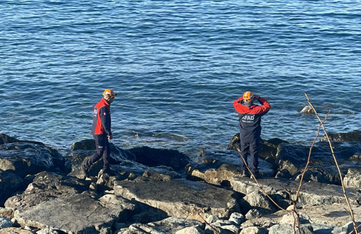 Dalgalar arasında kaybolan kadını arama çalışmaları devam ediyor