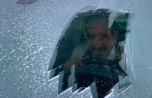 Erzincan’da soğuk hava etkisini gösterdi, buz tuttu