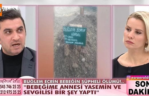 Esra Erol’da programının konusu olan Ecrin bebekle ilgili ön otopsi raporu çıktı