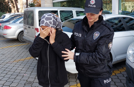 Gasp tuzağından 18 yaşındaki yabancı kız tutuklandı