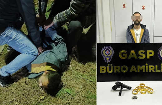 Film gibi operasyon! Kuyumcuyu soyup kaçtı, 24 saat geçmeden yakalandı!