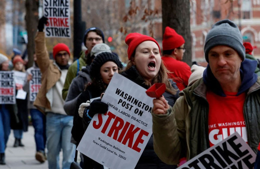 Washington Post çalışanları 40 yıl sonra ilk kez grevde