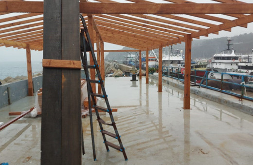 Fırtınada zarar gören Garipçe ve Rumeli Feneri’nde onarım başladı