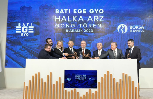 Borsa İstanbul'da gong Batı Ege GYO için çaldı