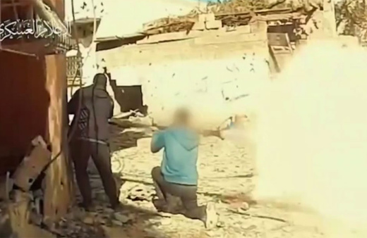 Gazze'de göğüs göğüse çatışma anları! Kassam Tugayları video yayınladı...