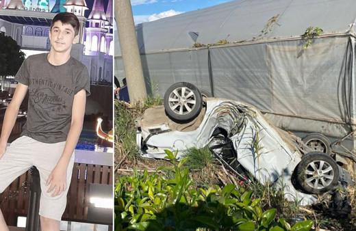 17 yaşındaki sürücü direğe çarptı, hayatını kaybetti!