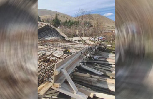 İnşaat halindeki binada göçük: 3 kişi yaralandı!