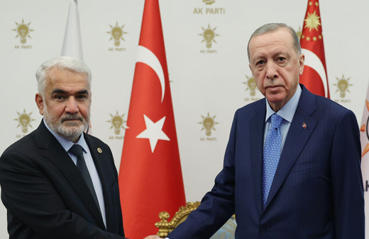 Cumhurbaşkanı Erdoğan, HÜDA PAR Genel Başkanı Zekeriya Yapıcıoğlu'nu kabul etti