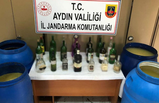 Aydın'da bir buçuk ton sahte şarap ele geçirildi!