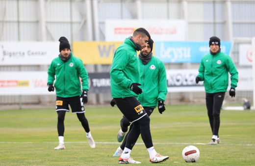 Konyaspor, Samsunspor maçı hazırlıklarına devam etti