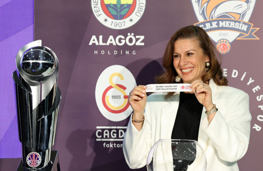 ING Kadınlar Türkiye Kupası'nda çeyrek final kuraları çekildi