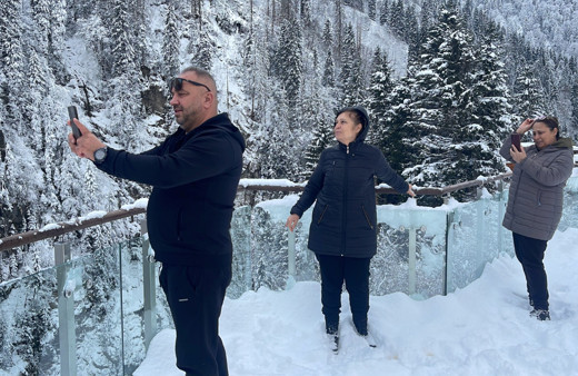 Ayder Yaylası’ndan kartpostallık kar manzaraları ortaya çıktı