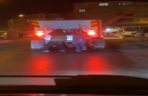 Elazığ’da çocukların tehlikeli yolculuğu kameraya takıldı