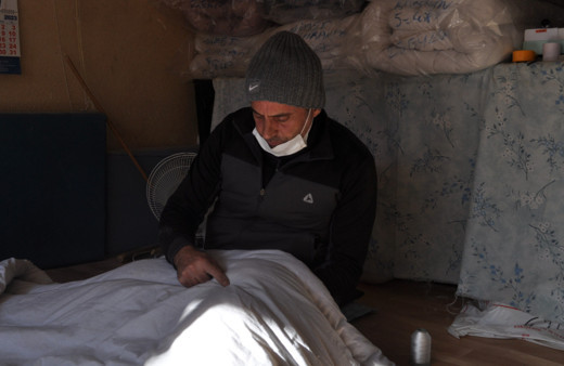 Kış aylarının gelmesiyle yün yorgana talep arttı