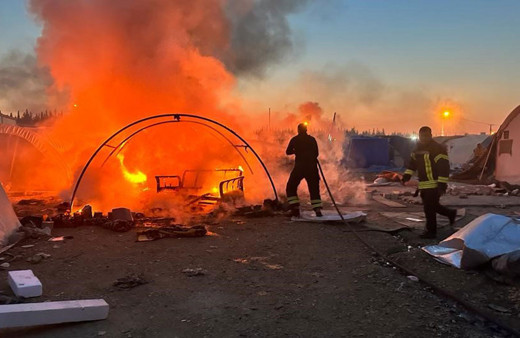 Çadır kentte büyük panik! Bir anda başladı kısa sürede her yeri sardı