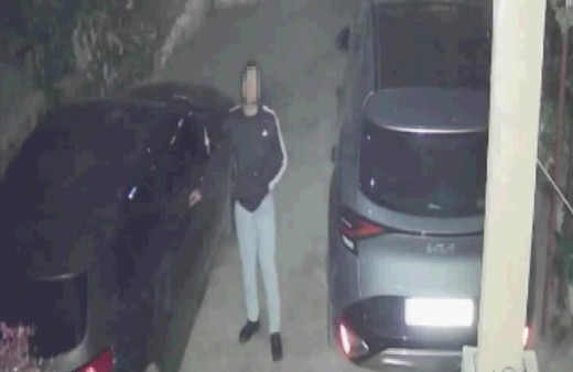 Güvenlik kameralarına yakalanan motosiklet hırsızı tutuklandı