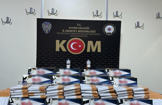 Aydın’da 10 kilo kaçak tütün ele geçirildi