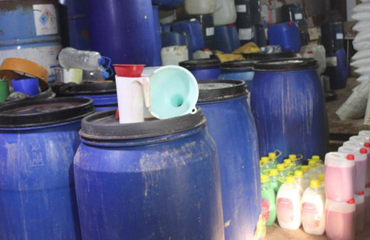 Hatay'da kaçak deterjan operasyonu