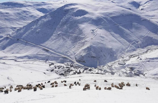 Bayburt beyaza büründü, karla mücadele aralıksız sürüyor